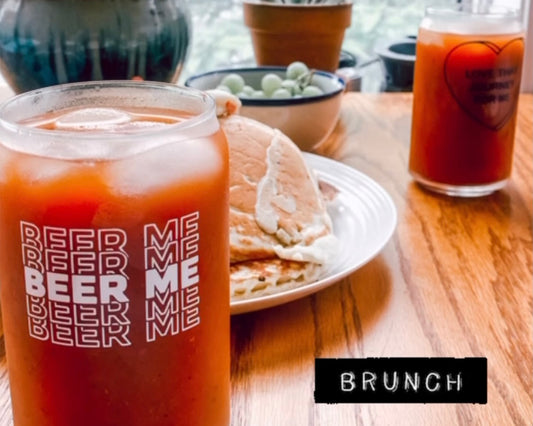 Beer Me Can Shaped Glass