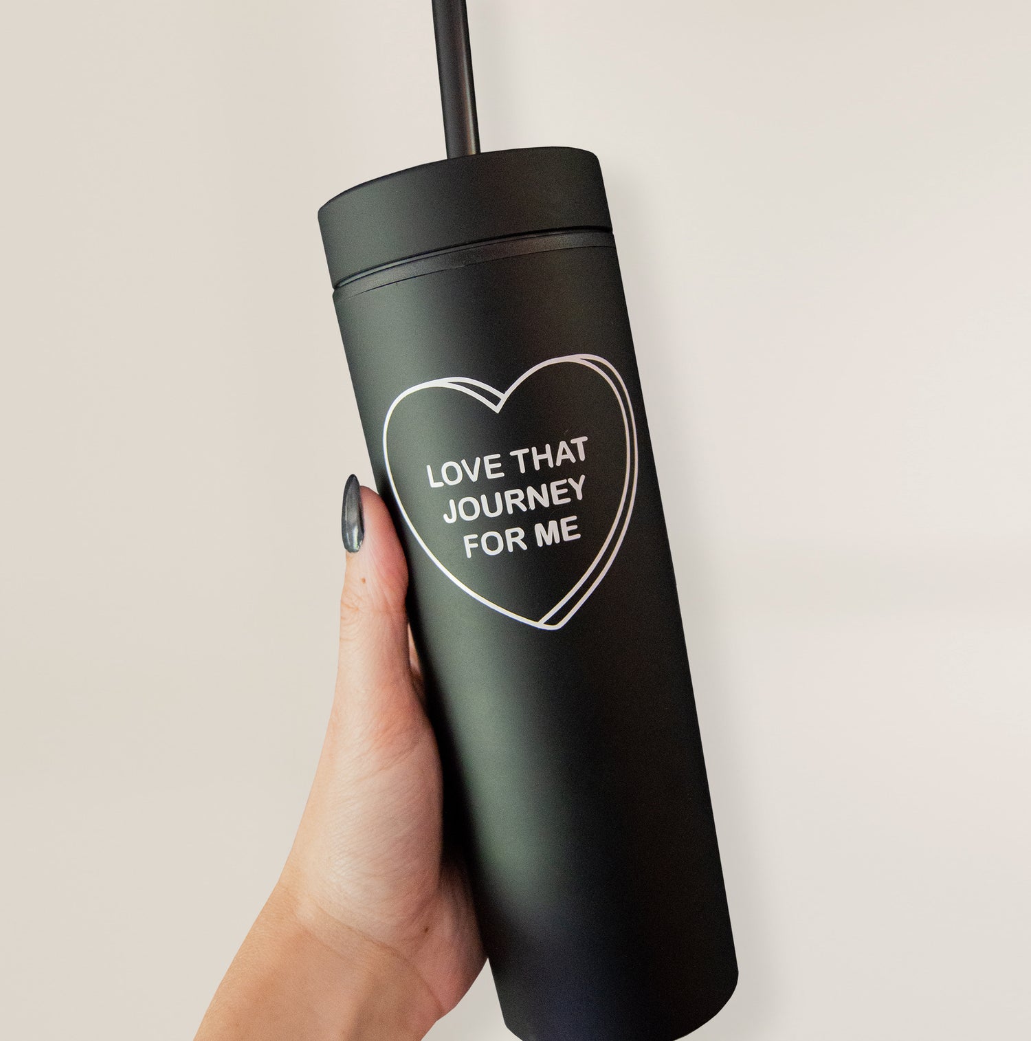 Ask Me About My Small Business Clear Tumbler – Butler Design Co.