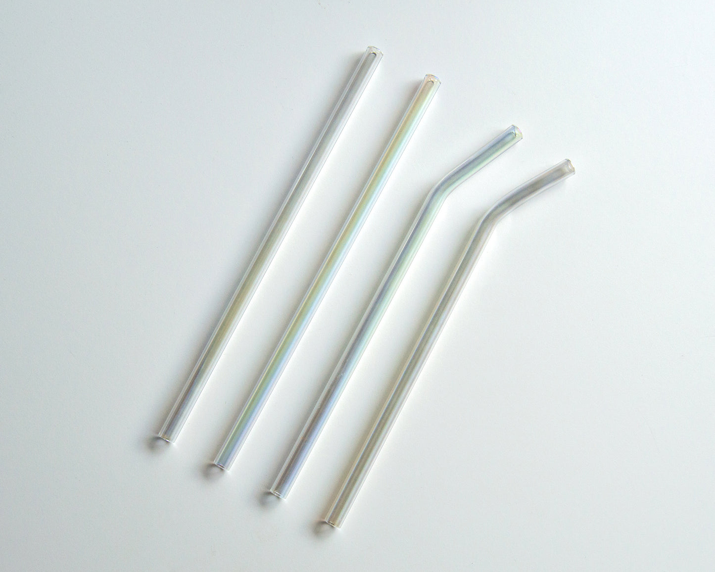 Iridescent Reusable Glass Straw