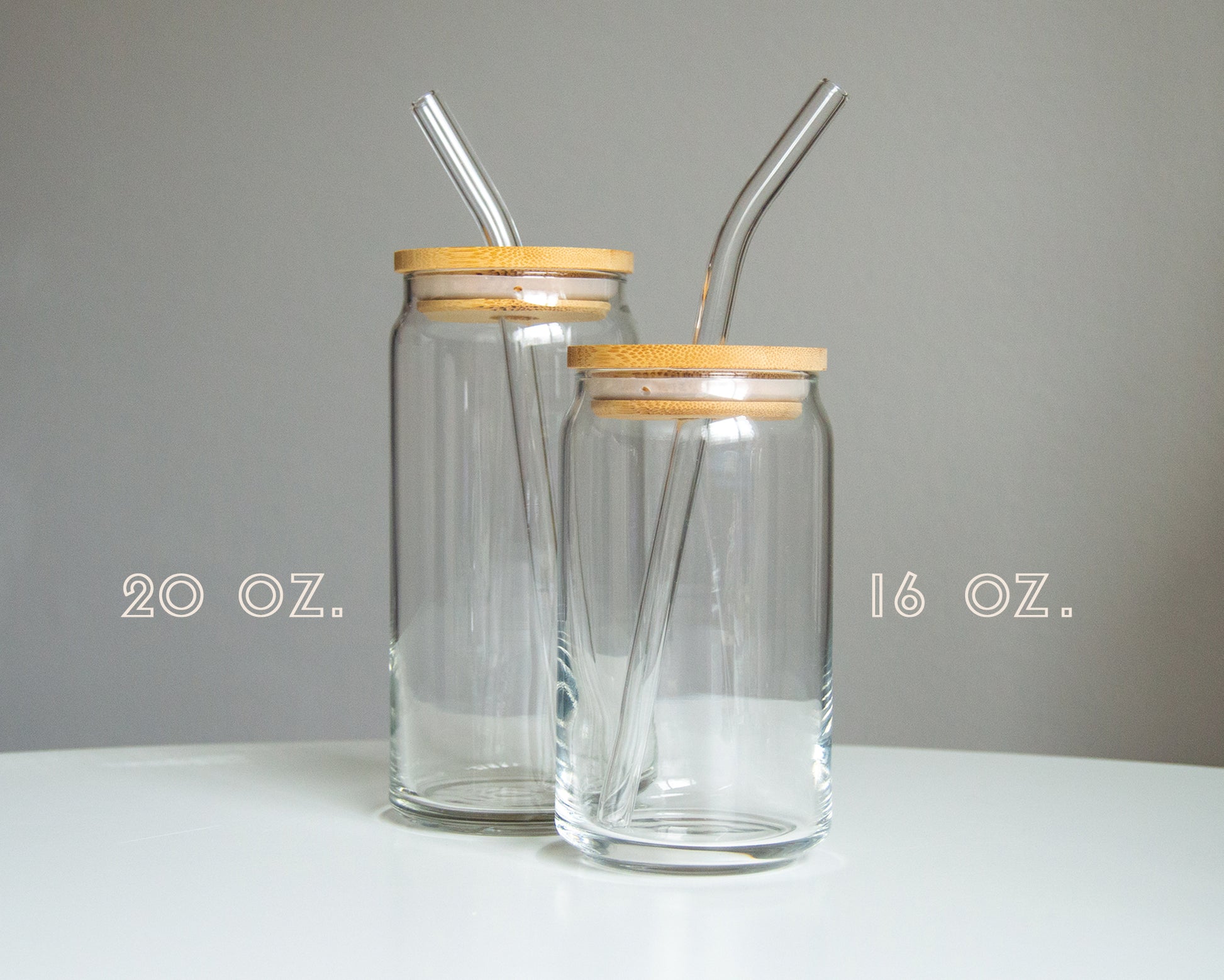 Ghost Glass Cup | Halloween Glass Can | Ghost Iced Coffee Glass | 16 oz  Beer Can Glass with Bamboo Lid