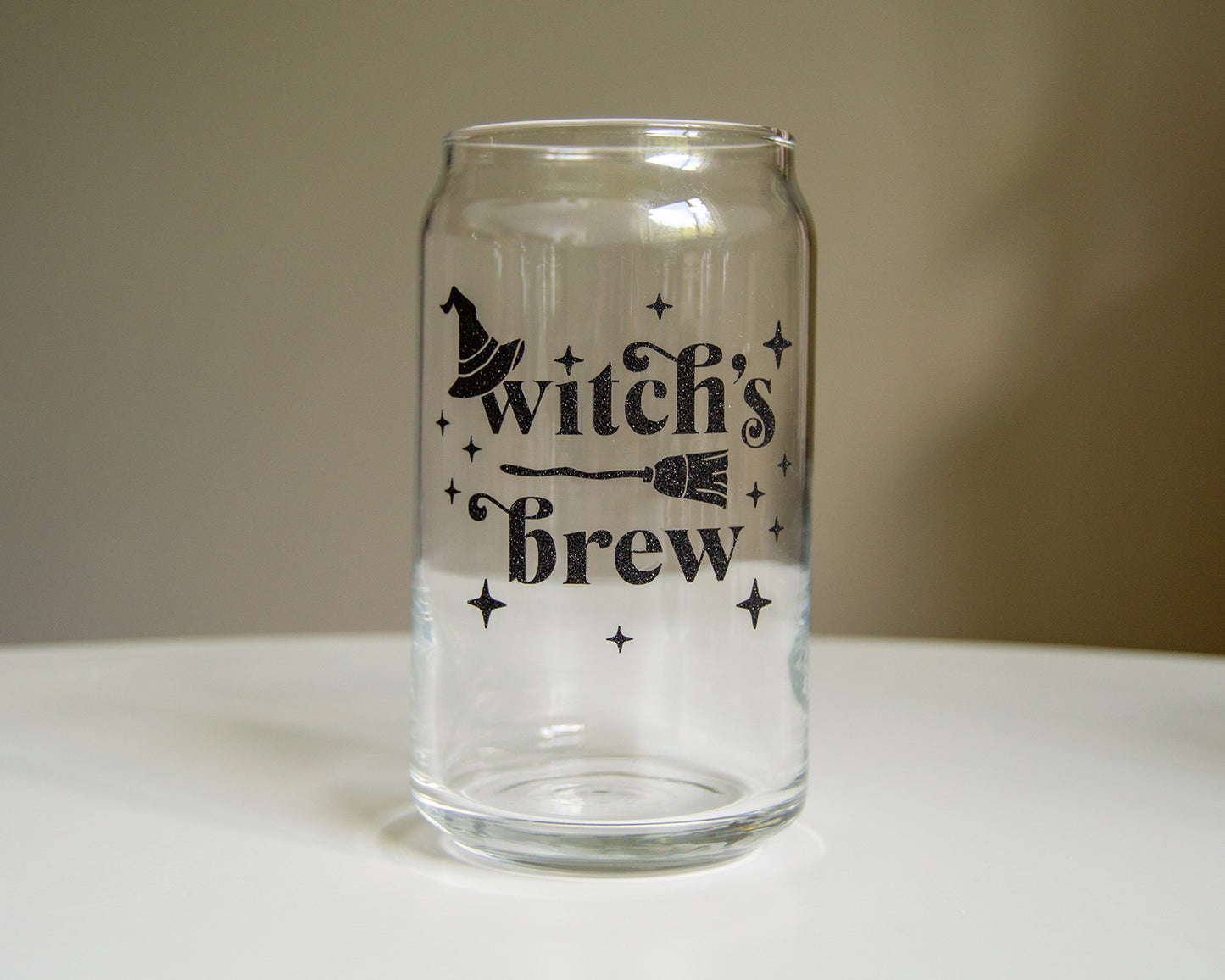 Witch's Brew Can Glass