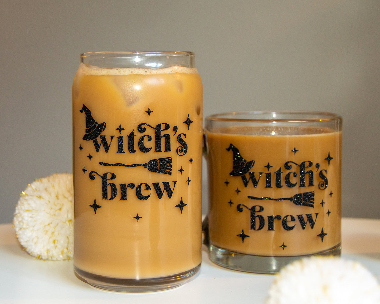 Witch's Brew Can Glass
