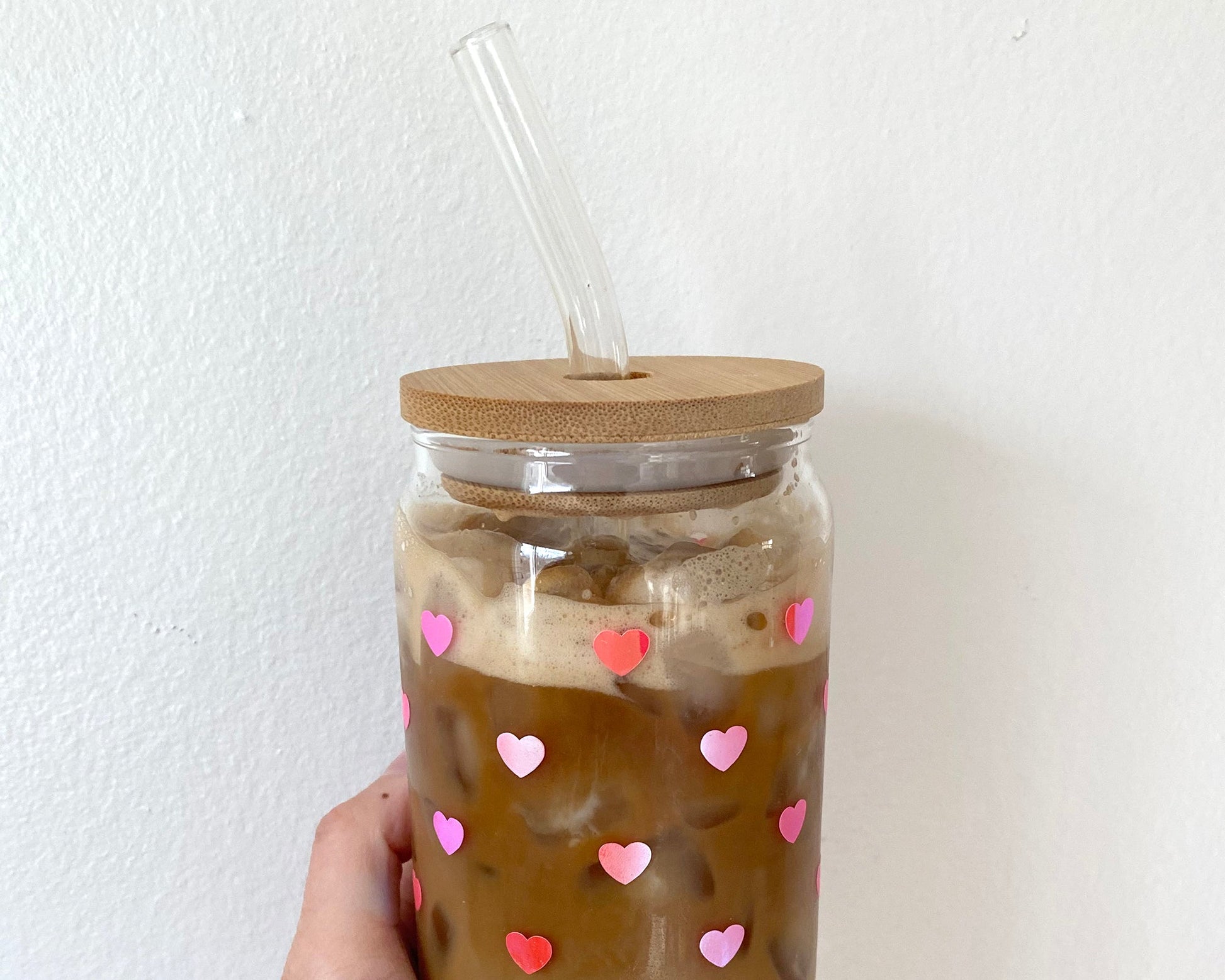 Beer Can Glass with Lids and Straw, Iced Coffee Cup Reusable