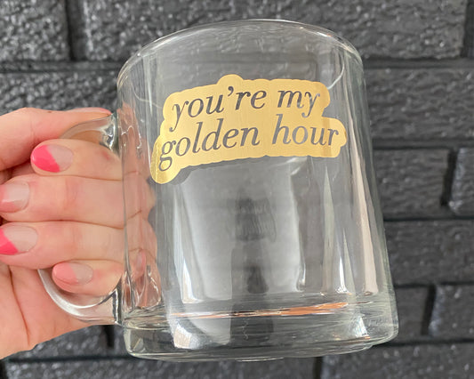 Golden Hour Quote Mug