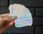 Small Business Owner Holographic Sticker
